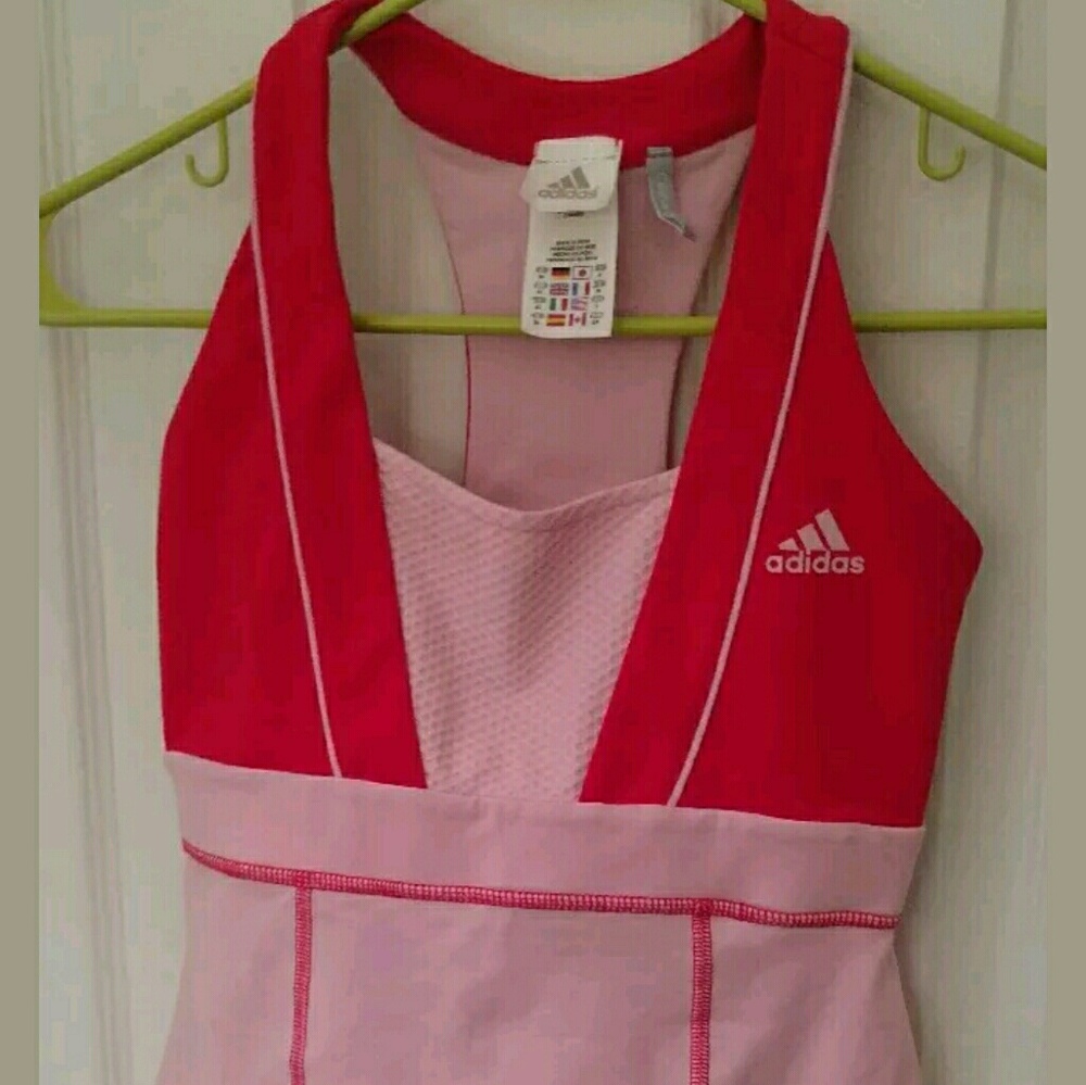 Adidas Small Pink Exercise Tank Top